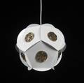 Dodekaeder Pendelleuchte der 1960er Jahre im Space Design