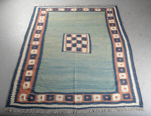 Persisk Kelim tæppe, ca. 245x208 cm.