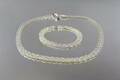 Halsband och armband i silver 