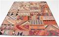 Matta, Patchwork kelim, 225x178 cm