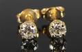 Ørestikkere, 14 kt guld, brillanter ca. 0.53 ct., et par 2