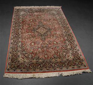 Kashmir silketæppe 197x126 cm.