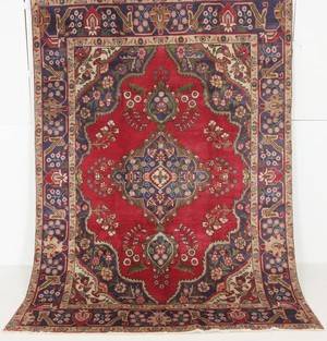 Persisk handknuten matta, Täbriz, 280x200 cm