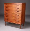 Dansk møbelproducent. Kommode, teaktræ