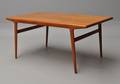 Johannes Andersen. Spisebord med udtræk af teak