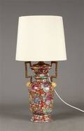 Kinesisk bordlampe  vase