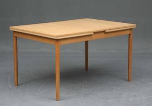 Slagelse Møbelværk Spisebord i eg med hollandsk udtræk 