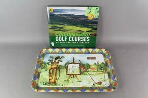 Bricka och bok Championship golf courses 