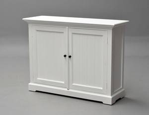Buffetskænk. Hvid antikbemalet  