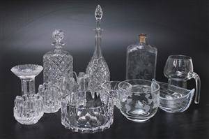 Parti kristallglas, 12 delar, bl.a Orrefors 12