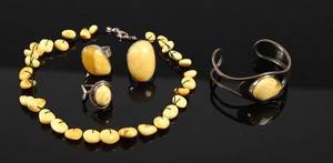 Smykkesæt, mælkerav og sterlingsølv 5