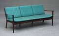 Ole Wanscher. Tre-personers sofa, mahogni