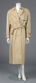 Burberry. Dobbeltradet trenchcoat str 12