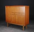Skænk  skab, teak og eg, 1950erne, dansk møbeldesign