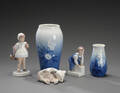 En samling porcelæn BG samt Royal Copenhagen bestående af   5 dele.