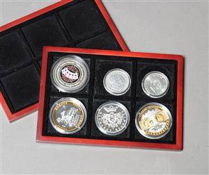 Samling sølvmønter 6