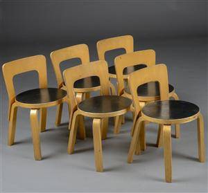 Alvar Aalto. Seks barnestole 6 