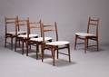 Dansk møbelproducent. Spisestole, teaktræ 5