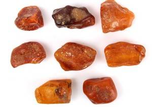 Dansk Rav. Ravstykker, Fanø strand, 132 gram 8