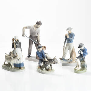 Royal Copenhagen figuriner 5 st