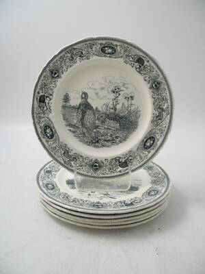 Tallrikar, 6 st. Mason