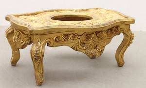 Bordsunderrede, rokokostil