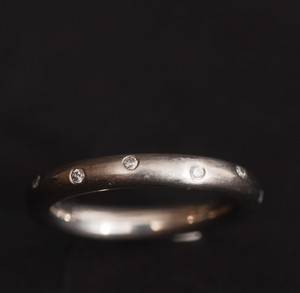 Titanring med diamanter, 0.13ct