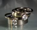 Schmuckset - Titanringe  2 