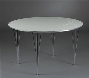 Piet Hein Bruno Mathsson. Cirkulært spisebord