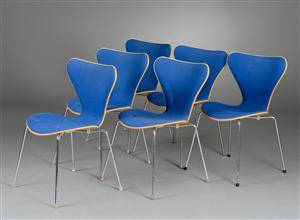 Arne Jacobsen, Seks stole, model 3107 6