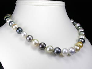 SÜDSEE - TAHITI - MULTICOLOR - PERLENCOLLIER