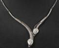 Halsband i 14k guld med cubic zirconia