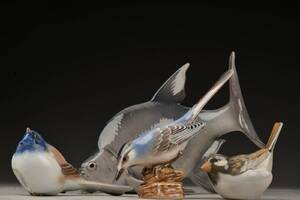 Dahl Jensen, Bing  Grøndahl, Royal Copenhagen. Fire figurer 4