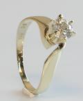 Solitairering, ca. 0.63 ct.