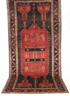 Handknuten persisk matta, Songhor 310 x 154 cm