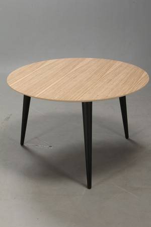 Snedkermester Lau Lauritsen. Cirkulært spisebord, Zebrano