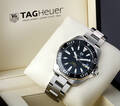 Tag Heuer Aquaracer Calibre 5. Herreur i stål med sort skive - boks  cert. 2018 