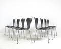 Arne Jacobsen, Stühle Modell 3107 für Fritz Hansen 8