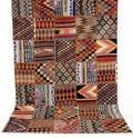 Handknuten persisk matta, patchwork 303 x 205 cm