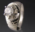 Solitaire ring ca. 0.70 ct.