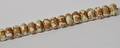 Charlotte Borgen - 20 beads med emaljedekoration - brun