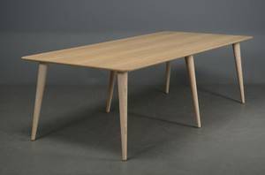 Snedkermester Lau Lauritsen, rektangulært spisebord, zebrano