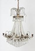 Kristallkrona, gustaviansk stil, 1900-talets mitt