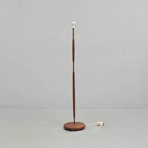 Golvlampfot, teak  mässing