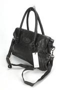 Still Leather Goods. Skuldertaske i sort læder 
