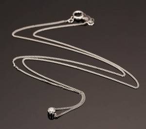 Halskæde med 0.15 ct brillant