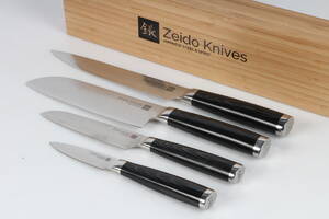 Zeido knive. Sæt på fire knive. VG10 stål. 4
