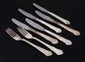 Rosenholm knive  gafler af sølv 7