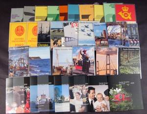 Danmark årsmapper samling 1969-2008