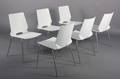 Christina Strand og Niels Hvass. Seks stole i hvid ask, model TAZ. Fredercia Furniture. 6 